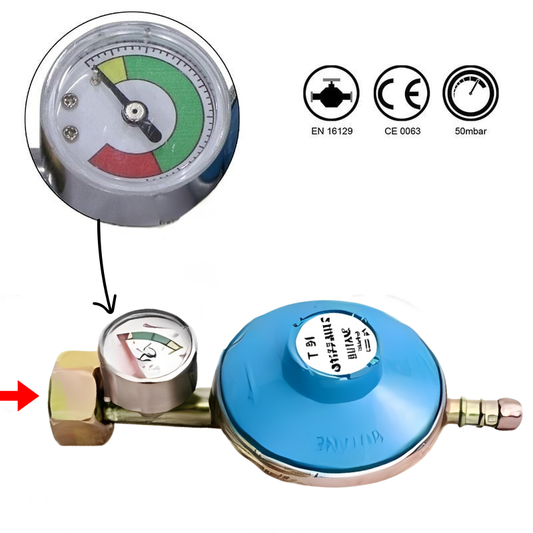 DETENDEUR DE GAZ AVEC MANOMETRE DE SECURITE - GAZ-CONTROL