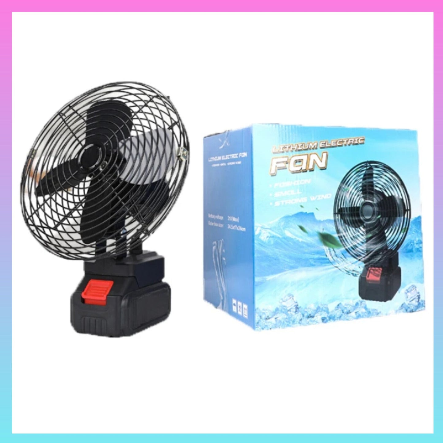 VENTILATEUR RECHARGEABLE